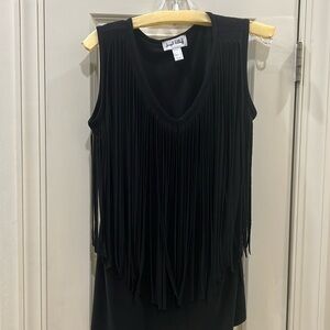 Fringe tank top. Worn to concert.